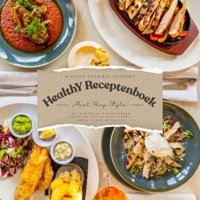 Het digitale HealthY Receptenboek met 25 heerlijke recept-ideeën